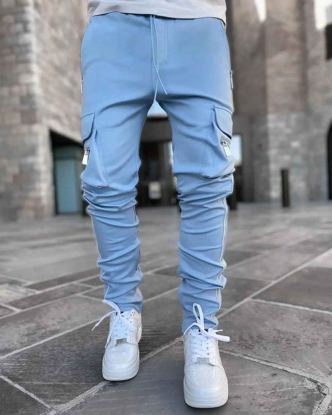 Multi Pocket Cargo Pants Men&