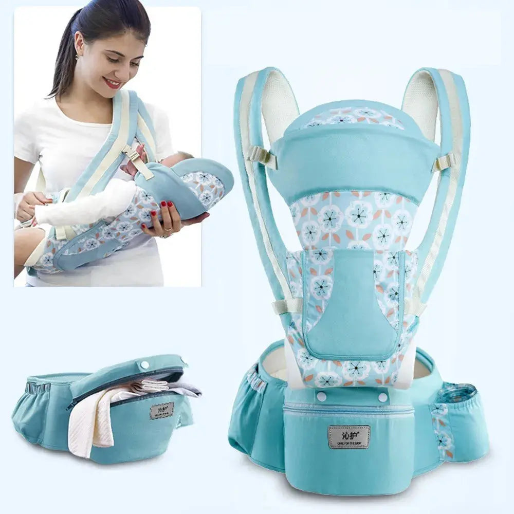 Newborn Ergonomic Baby Carrier Backpack Infant Baby Hipseat Carrier Front Facing Ergonomic Kangaroo Baby Wrap Sling Travel - Mein Shop