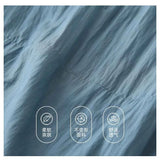 Family Matching Clothes for Brother Sister Mom Daughter Blue Dress Dad Son Clothing Korean Children Two Piece Set Couples Outfit