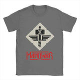 Men's T-Shirt Manowars Casual Pure Cotton Tee Shirt Short Sleeve T Shirts O Neck Tops 4XL 5XL