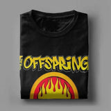 Men's T-Shirts The Offspring Novelty Pure Cotton Tee Shirt Short Sleeve T Shirts Crewneck Clothing Printing