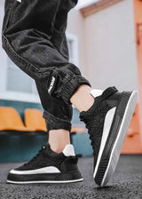 Men Sneakers Fashion Trend Luxury Brand Casual Flat Shoes Vulcanize Shoe Male Outdoors Non-slip wear-resistant Hiking Shoes 2023