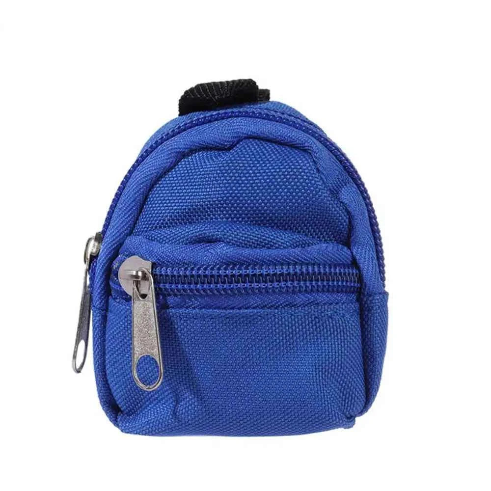 Gifts Dolls Accessories 1/6 BJD Rucksack With Zipper Kids Gifts BJD Doll Schoolbag Doll Backpack Doll Bag Miniature Doll Bag