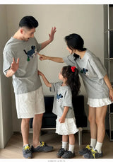 Family Clothing Set Tshirt Shorts Skirt Suit Set Family Look Fashion Mother Father Baby Boy Girl Clothes Family Matching Outfits - Mein Shop