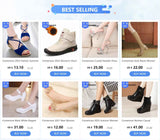 Comemore Comfortable Stilettos Dress Women's Shoes Spring 2023 Trend New Pointed High Heels Fashion Knitted Pumps Knitted Shoe