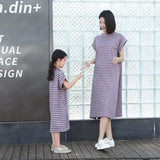 Family Look Clothes Mom and Daughter Same Dress Dad Short Sleeve T Shirts Mother and Son Kids Clothing Children Two Piece Outfit - Mein Shop