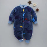 Newborn Baby Spring Winter Clothes Infant Jacket for Girls Jumpsuit for Boys Soft Flannel Bebe Romper Baby Clothes 0-18 Month - Mein Shop