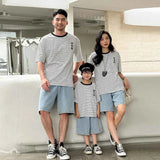 Family Vacation 2025 Summer Tshirt Shorts Clothing Set Family Matching Outfit Holiday Party Clothes Wear Couple Child Costume