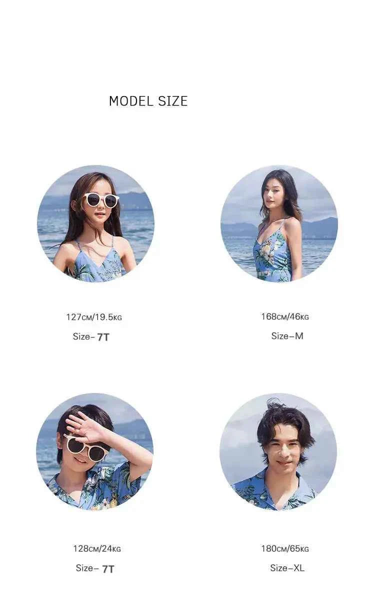 Beach Ware Clothes for Family Vacation 2025 Dad and Son Matching Shirts Oufits Sea Mom Daughter Equal Dresses Women Sexy Dress