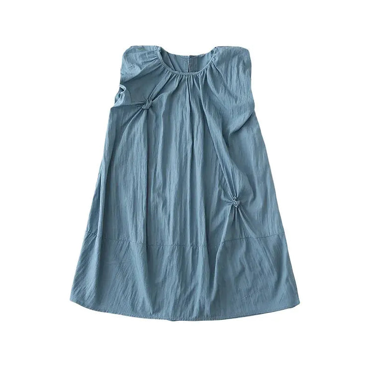 Family Matching Clothes for Brother Sister Mom Daughter Blue Dress Dad Son Clothing Korean Children Two Piece Set Couples Outfit Mein Shop