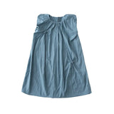 Family Matching Clothes for Brother Sister Mom Daughter Blue Dress Dad Son Clothing Korean Children Two Piece Set Couples Outfit Mein Shop