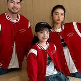 Winter Jacket for The Whole Family Warm Thick Coat Fashion Korean Father Mother and Daughter Son Children Long Sleeve Outerwear