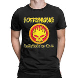Men's T-Shirts The Offspring Novelty Pure Cotton Tee Shirt Short Sleeve T Shirts Crewneck Clothing Printing