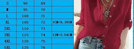 White Shirt for Women Long-sleeved Blouses Cotton Solid Color Loose V-neck Black Top Simple Casual Shirt for Female - Mein Shop