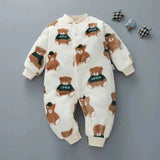 Newborn Baby Spring Winter Clothes Infant Jacket for Girls Jumpsuit for Boys Soft Flannel Bebe Romper Baby Clothes 0-18 Month