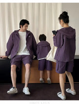 Family Matching Clothes Sets Men Women Baby Coat Shorts Suit Couples Kids Family Look Clothing Parent-Child Matching Costume - Mein Shop