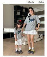 Family Clothing Set Tshirt Shorts Skirt Suit Set Family Look Fashion Mother Father Baby Boy Girl Clothes Family Matching Outfits - Mein Shop