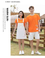 Family Vacation Clothing Resorts Look Parent Child Clothes Mom and Daughter Suspender Dress Two Piece Sets Dad Son Same Outfits