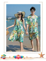 Family Fashion Beach Father and Son Outfits Vacation Look Mother Daughter Baby Girl Dress Holiday Parents and Children Clothes Mein Shop