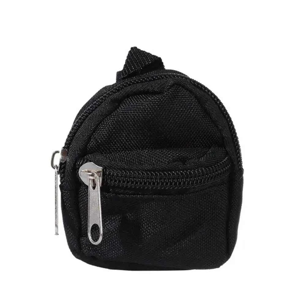 Gifts Dolls Accessories 1/6 BJD Rucksack With Zipper Kids Gifts BJD Doll Schoolbag Doll Backpack Doll Bag Miniature Doll Bag