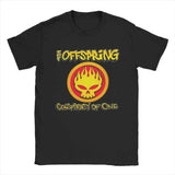 Men's T-Shirts The Offspring Novelty Pure Cotton Tee Shirt Short Sleeve T Shirts Crewneck Clothing Printing
