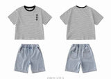 Family Vacation 2025 Summer Tshirt Shorts Clothing Set Family Matching Outfit Holiday Party Clothes Wear Couple Child Costume