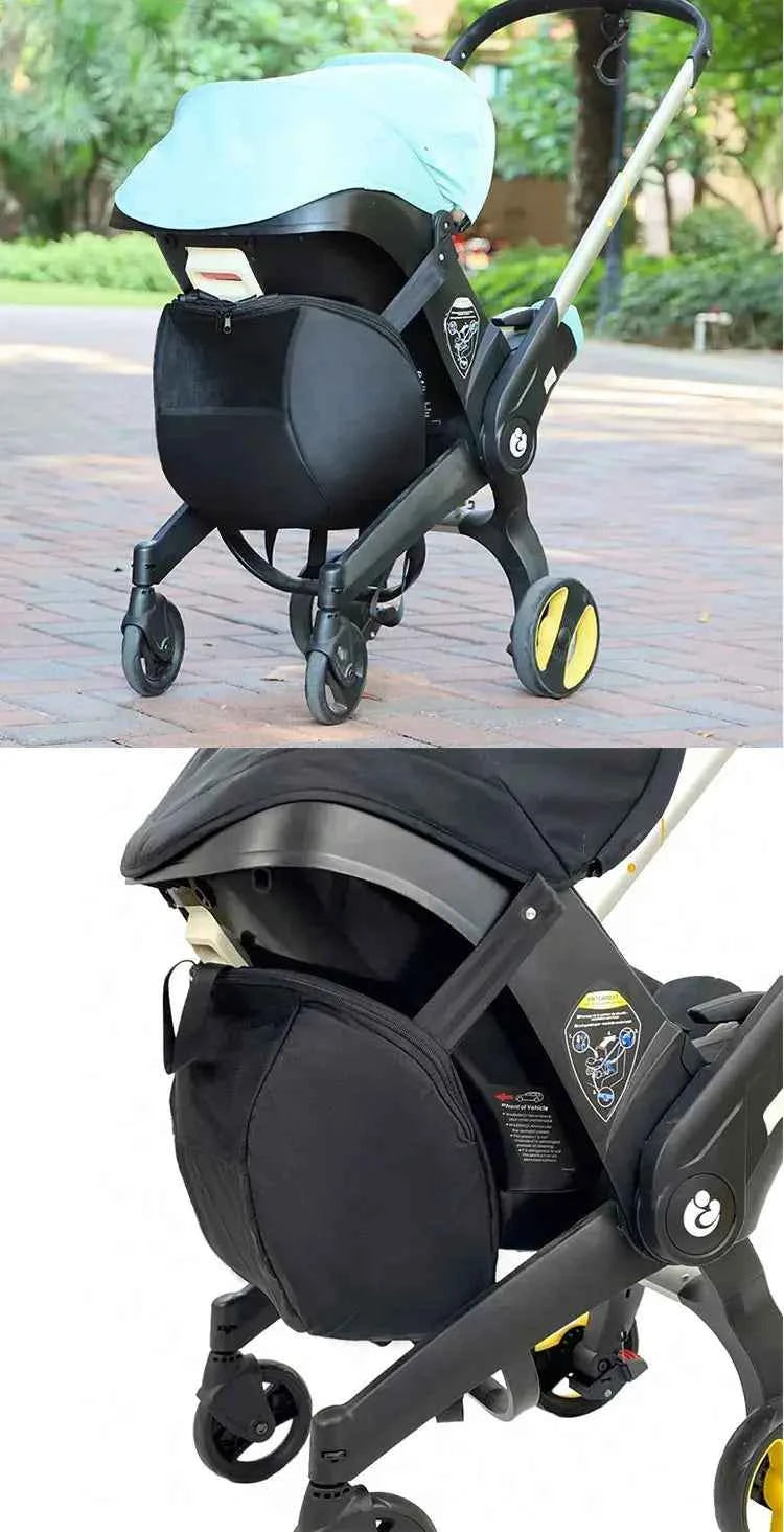 Baby Car Seat Storage Bag Shopping Bag Compati With Doona Stroller Knapsack Shoulder Travel Baby Stroller Accessories