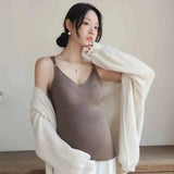 Neue Mode Schwangere Damen Weste Warmes Top für Herbst und Winter, kein BH nötig, Stilltop für werdende Mütter