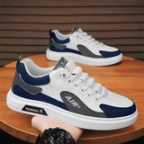 Trend 2025 New Men's Shoes Leather Fashion Low-top Men's Casual Trendy Shoes Running Sports