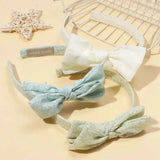 Baby Accessories For Newborn Toddler Kids Baby Girl Boy Hairband Cotton Hair Hoop Exquisite Printed Large Bow Hair Accessories