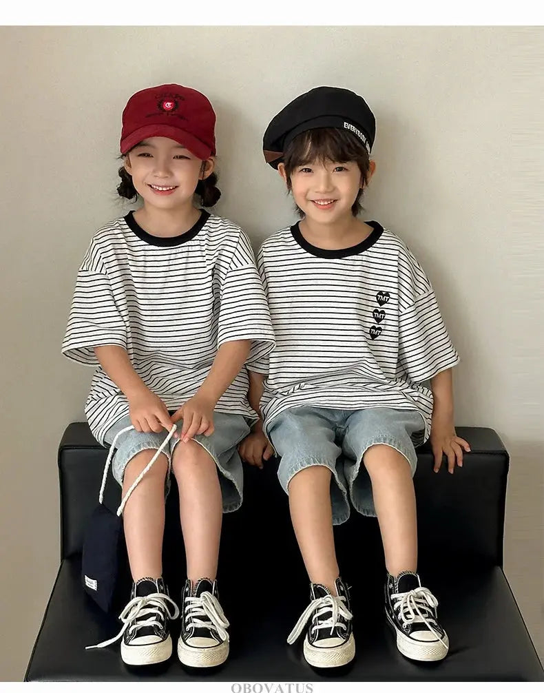 Family Vacation 2025 Summer Tshirt Shorts Clothing Set Family Matching Outfit Holiday Party Clothes Wear Couple Child Costume - Mein Shop