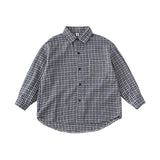 New Elegant Family Look Clothing Mother and Daughter Father Son Plaid Shirt Long Sleeve Blouse Fashion Family Matching Outfit - Mein Shop