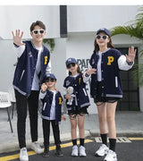 Fashion Family Matching Clothing Parent-child Same Jacket Mother and Daughter Coat Father and Son Boy Children Clothes Outerwear - Mein Shop