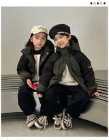 Family Matching Warm Clothes Winter Daughter Mother Thick Padded Coat Son Father Quilted Jacket Parents and Children Clothing - Mein Shop