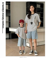 Family Vacation 2025 Summer Tshirt Shorts Clothing Set Family Matching Outfit Holiday Party Clothes Wear Couple Child Costume - Mein Shop