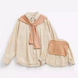 Family Matching Clothes 2024 Korea Spring Dad Mom and Baby Same Shirts for Women Fashion Clothing Children Boy Girl Plaid Blouse - Mein Shop