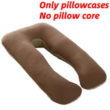 Pregnant Pillow Case Maternity Pillow Case Pure Cotton Cover Multifunction U-shape for Pregnant Women - Mein Shop