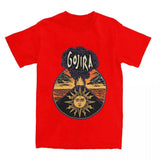 Men T-Shirt Gojiras Music Heavy Metal T-Shirts Hip Hop Humor Beach Tee Shirt Y2K Basic Custom Logo Cotton Tops Gift Idea