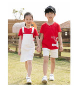 Family Vacation Clothing Resorts Look Parent Child Clothes Mom and Daughter Suspender Dress Two Piece Sets Dad Son Same Outfits Mein Shop