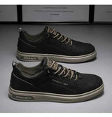 2025 New Trendy Versatile Cloth Shoes Men's Spring New Breathable White Shoes Men's Sports and Leisure Board Shoes Trendy Shoes