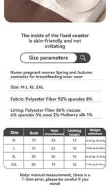 Neue Mode Schwangere Damen Weste Warmes Top für Herbst und Winter, kein BH nötig, Stilltop für werdende Mütter