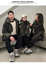 Family Matching Warm Clothes Winter Daughter Mother Thick Padded Coat Son Father Quilted Jacket Parents and Children Clothing - Mein Shop