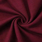 Wine Red T-shirts for Women 2025 Autumn Long Sleeve Split Slim Fit Tee Shirt Female Clothing Y2K Tunics Crop Tops Streetwear