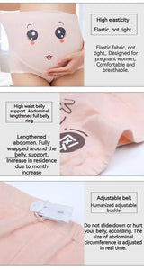 Cotton Panties For Pregnant Maternity Underwear Panty Clothes for Pregnant Women Pregnancy Brief High Waist Maternity Intimates - Mein Shop