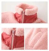 Family Thick Mother Children Suit Warm Winter Korean Fashion Women Daughter Son Matching Coat Baby Clothes Zipper Sets Jacket - Mein Shop