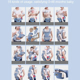 Newborn Ergonomic Baby Carrier Backpack Infant Baby Hipseat Carrier Front Facing Ergonomic Kangaroo Baby Wrap Sling Travel - Mein Shop