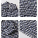 New Elegant Family Look Clothing Mother and Daughter Father Son Plaid Shirt Long Sleeve Blouse Fashion Family Matching Outfit - Mein Shop