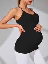 Sommer Schwangermode: Atmungsaktives ärmelloses Schwangerschaftsoberteil für werdende Mütter, lässige Umstandsmode