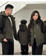 Family Matching Warm Clothes Winter Daughter Mother Thick Padded Coat Son Father Quilted Jacket Parents and Children Clothing - Mein Shop
