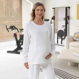 2025 Neuer Schwangere Hoodie Stillkleidung Waffel Stillpullover Sweatshirts Schwangerschafts-Casual-Oberteile für schwangere Frauen Herbst Winter